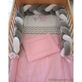 Szeko fonott fejvédő -szürke-fehér