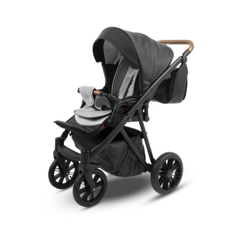 Bergon Camarelo Zeo Eco multifunkciós babakocsi 2in1 - 05 fekete