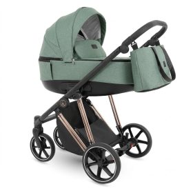   Bergon Camarelo Alterro Limited Rose gold multifunkciós babakocsi 2in1 -Világos zöld 10