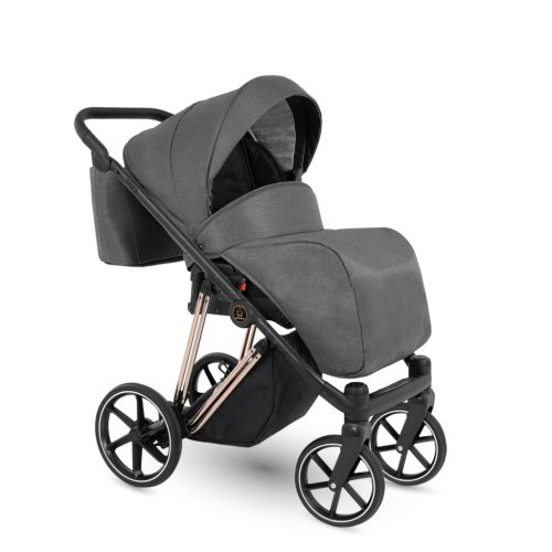 Bergon Camarelo Alterro Limited Rose gold multifunkciós babakocsi 2in1 -Sötétszürke 02