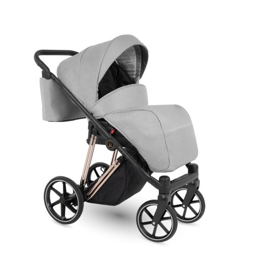 Bergon Camarelo Alterro Limited Rose gold multifunkciós babakocsi 2in1 -Világosszürke 03