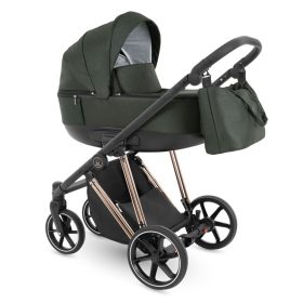  Bergon Camarelo Alterro Limited Rose gold multifunkciós babakocsi 2in1 -Sötét zöld 05