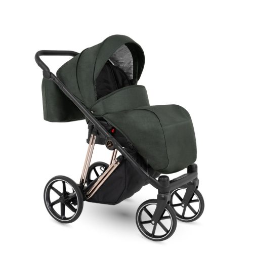 Bergon Camarelo Alterro Limited Rose gold multifunkciós babakocsi 2in1 -Sötét zöld 05