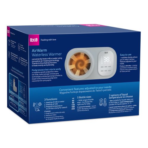 LOVI AirWarm cumisüveg melegítő-Fehér