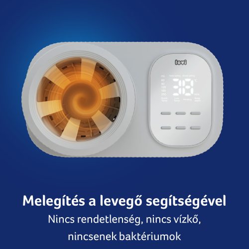 LOVI AirWarm cumisüveg melegítő-Fehér
