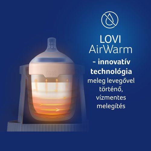 LOVI AirWarm cumisüveg melegítő-Fehér