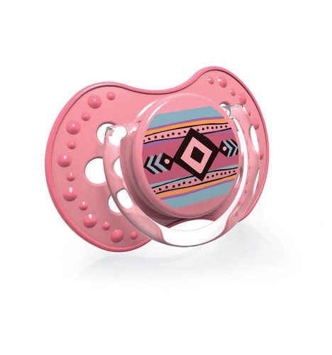 Lovi Dinamikus nyugtató cumi Indian Summer 0-3hó 2db-Rózsaszín