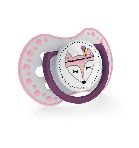 Lovi Dinamikus nyugtató cumi Indian Summer 0-3hó 2db-Rózsaszín