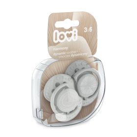 Lovi Dinamikus nyugtató cumi Harmony boy 3-6 hó 2db