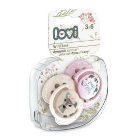 Lovi Dinamikus nyugtató cumi Wild Soul girl 3-6hó 2db.