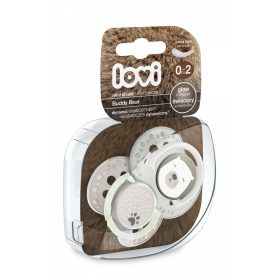 Lovi Dinamikus nyugtató cumi Buddy Bear 2db. - 0-2hó