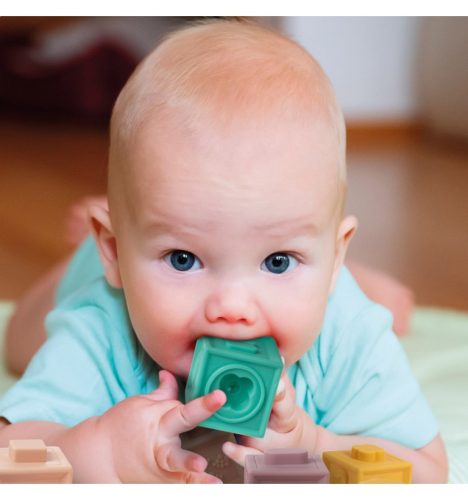 Canpol babies Puha szenzorikus kockák 12 darab