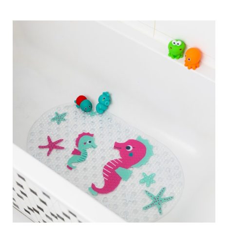 Canpol babies Csúszásgátló alátét Love&Sea -rózsaszín