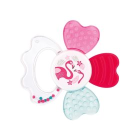 Canpol babies csörgő rágókával Dzsungel-Rózsaszín