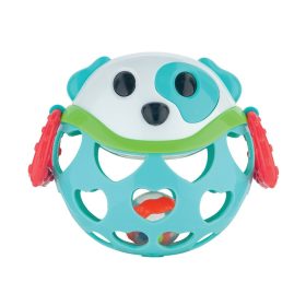 Canpol babies Interaktív játék csörgővel türkiz kutyus