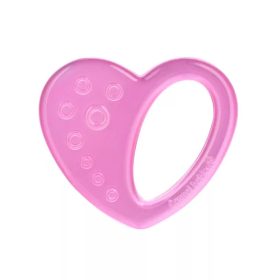   Canpol babies vízzel töltött hűthető rágóka - Szív pink