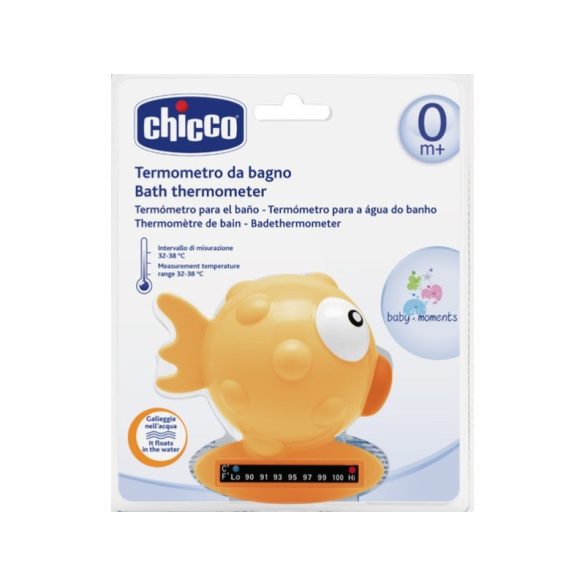 Chicco halacska vízhőmérő - Narancs