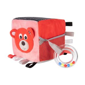 Canpol babies Szenzorikus plüss kocka BEARS-Korall