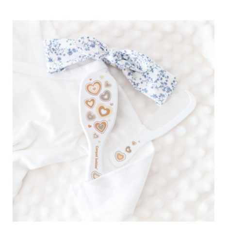 Canpol babies Puha hajkefe + fésű-Fehér