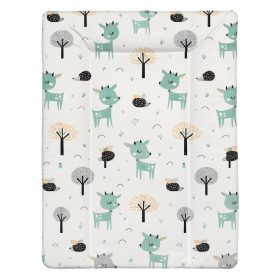 Puha pelenkázó lap 50x70cm - Menta őz