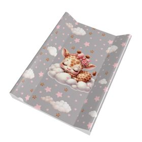 Puha vállas pelenkázó lap 50x80cm -Bébi Zsíráf