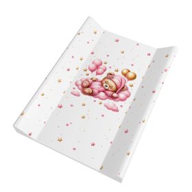 Puha vállas pelenkázó lap 50x80cm -Lány maci