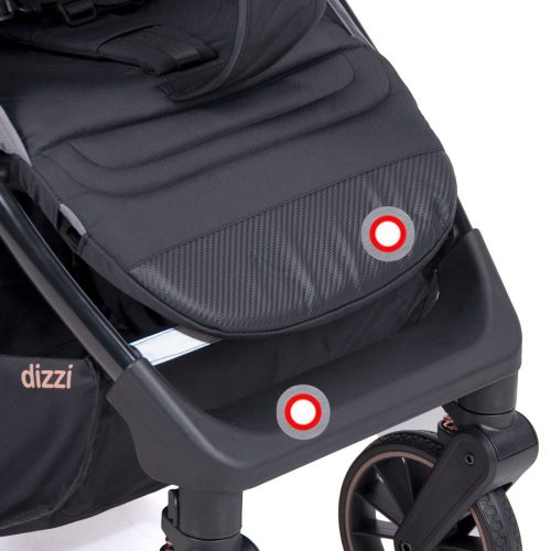 Coletto Dizzi sport babakocsi-Black