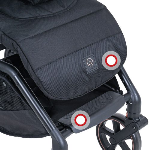 Coletto Maya automatic sport babakocsi-Fekete