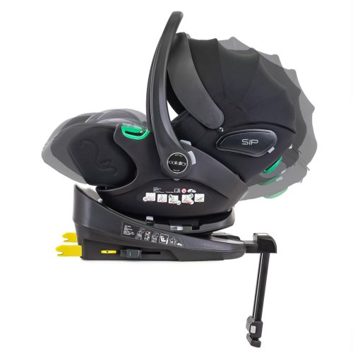 Coletto Zoom I-size 40-87cm babahordozó+ 360°-os bázistalp-Fekete