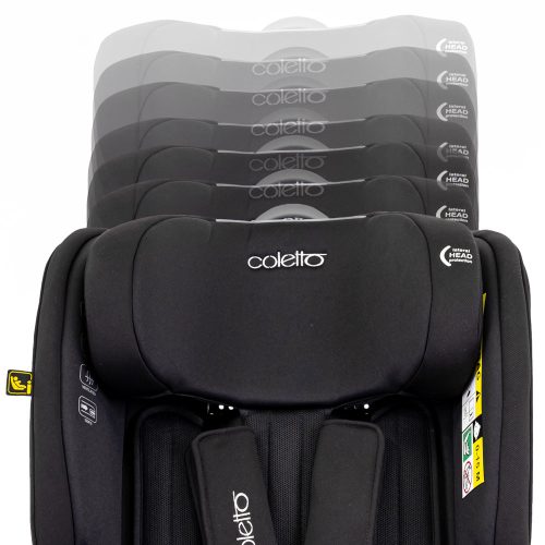 Coletto Ivo i-Size 40-150cm biztonsági gyerekülés-Black