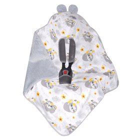 Duetbaby babahordozóba takaró-Szürke Lajhár