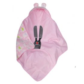 Duetbaby babahordozóba takaró-Rózsaszín Elefánt