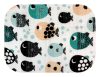 Színes mintás textil pelenka 70X80cm-Halacska