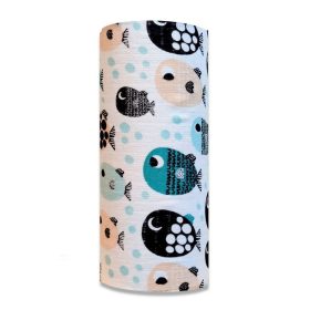 Színes mintás textil pelenka 70X80cm-Halacska