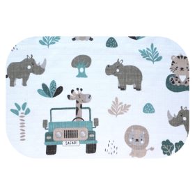 Színes mintás textil pelenka 70X80cm-Safari