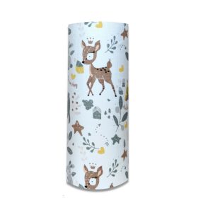 Színes mintás textil pelenka 70x80 cm-barna állatok