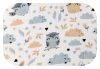 Színes mintás textil pelenka 70x80 cm-pasztelállatok