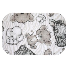 Színes mintás textil pelenka 70x80 cm-szürke minták