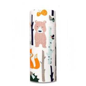 Színes mintás textil pelenka 70x80 cm-Erdei élet