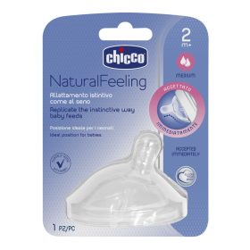 Chicco Natural Feeling ferde etetőcumi 2+
