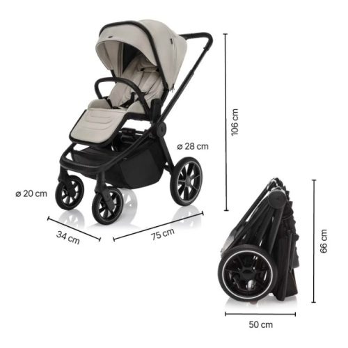  Zopa Move Cross 5 4in1 babakocsi szett - Toffee Brown