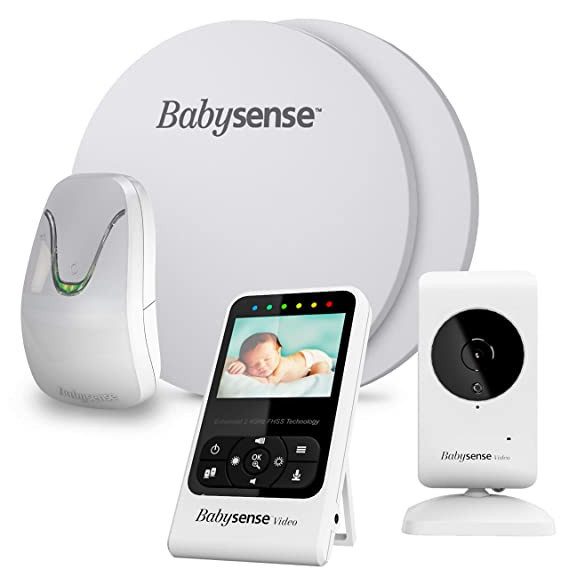Babysense légzésfigyelő és kamerás babaőrző BS7+V24R csomag