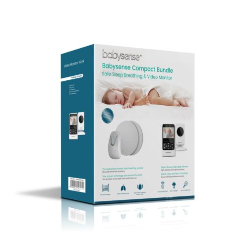Babysense légzésfigyelő és kamerás babaőrző BS7+V24R csomag