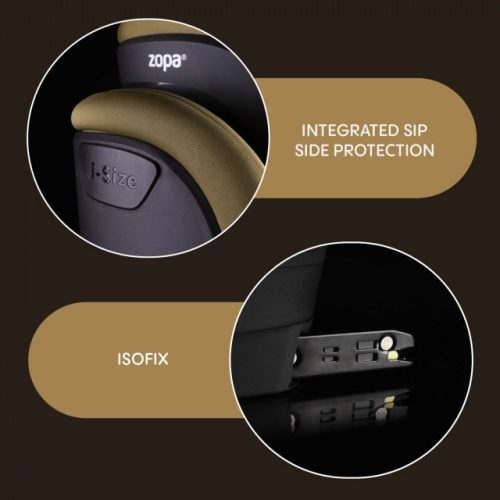 ZOPA Matrix I-Size gyerekülés 100-150cm - Night Black