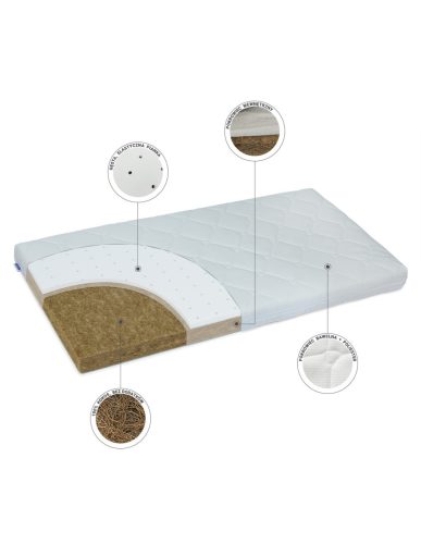 Pure Kókusz-hab matrac 120x60x9 cm