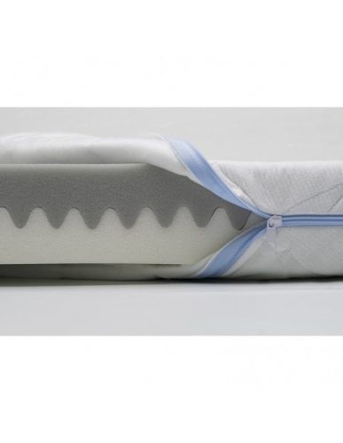 Bergon DUO Hr babamatrac 120x70x9cm-Fehér