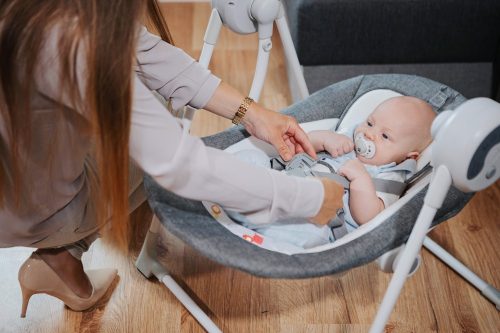 4 Baby Swing elektromos hinta-Grey