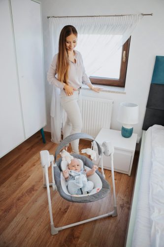4 Baby Swing elektromos hinta-Grey