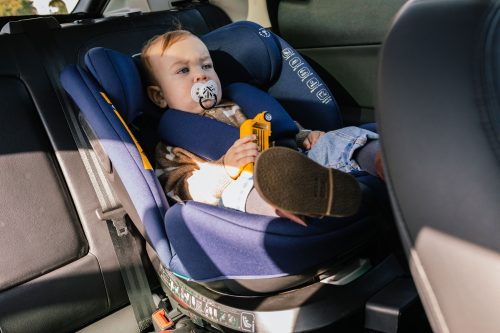4 BABY Enzo-Fix 40-150 cm biztonsági gyerekülés-Navy Blue