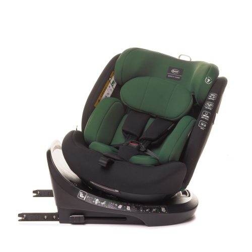 4 Baby Roto-Fix 40-150 cm biztonsági gyerekülés-Dark Green